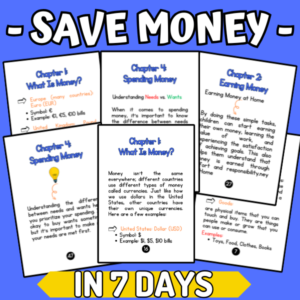 Save Money with Interactive Money-Saving Activities for Children in 7 days